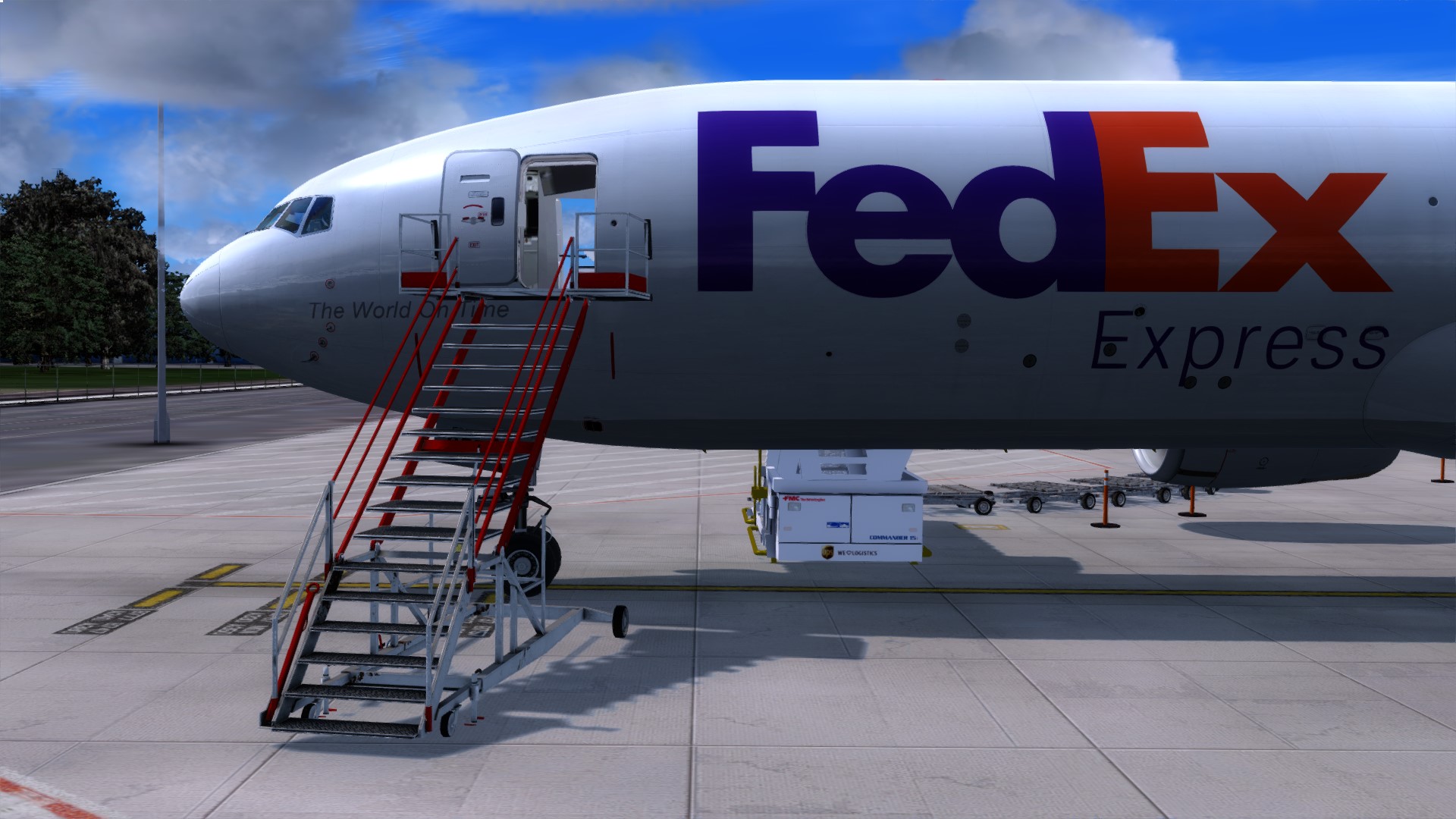 FedEx 77F地面装货-3045 