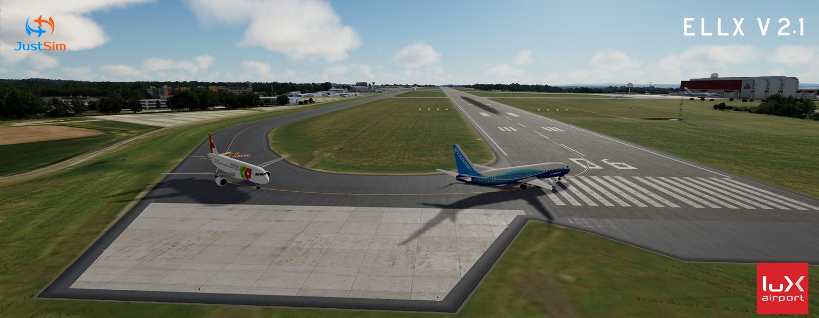 JustSim Luxembourg Findel Airport V2.1 for P3D 发布-7998 