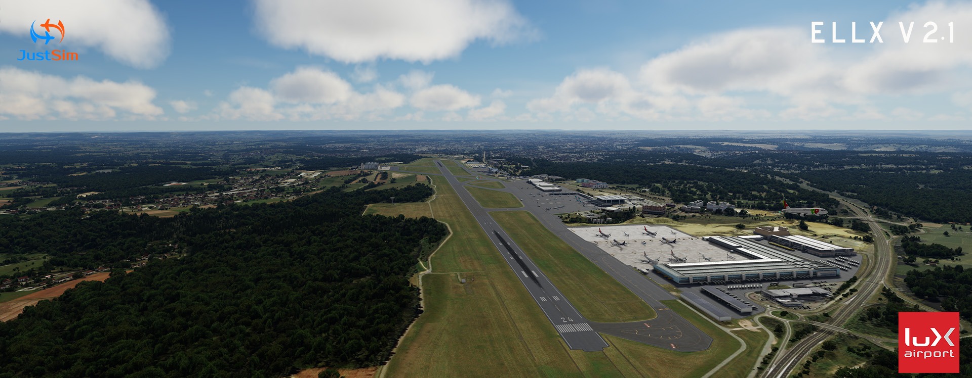 JustSim Luxembourg Findel Airport V2.1 for P3D 发布-7932 