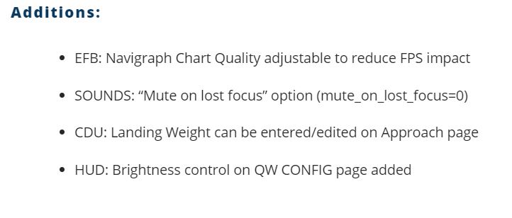 QualityWings Simulations更新 787 v1.3.1 更新补丁-3852 