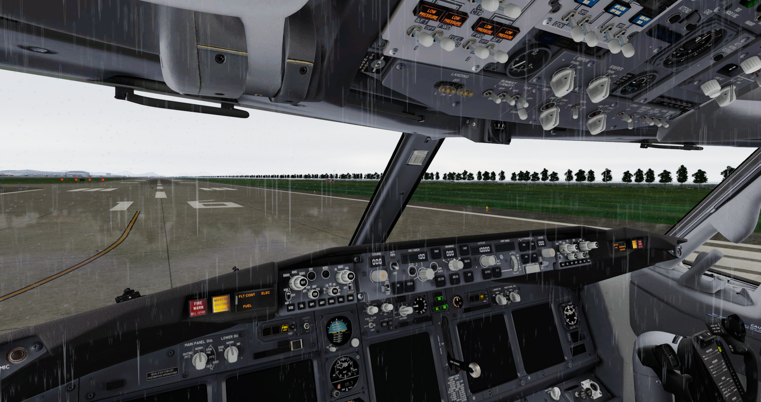 P3DV5 HF2驾驶舱漏雨-733 