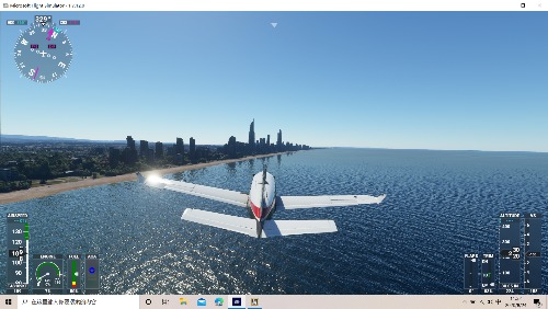 微软模拟飞行2020里的澳大利亚黄金海岸-8489 