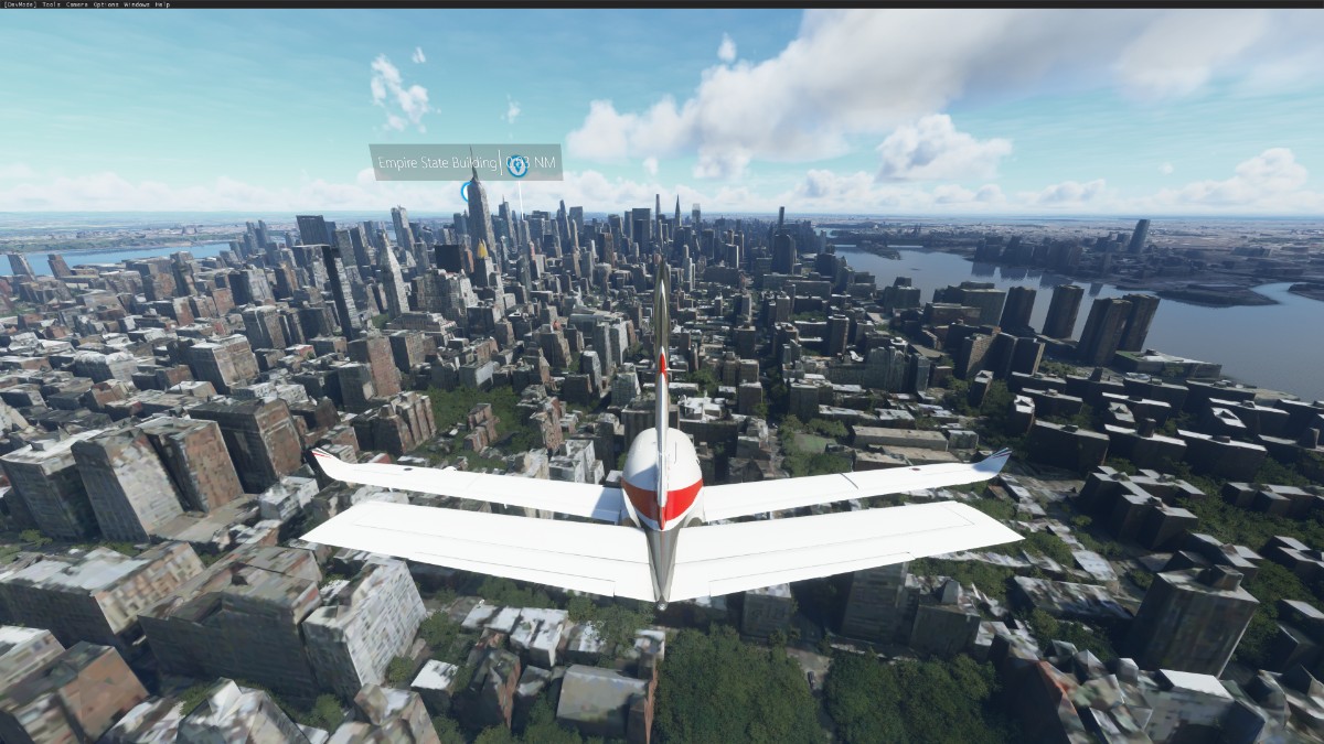 飞行模拟2020中的鬼城-7270 