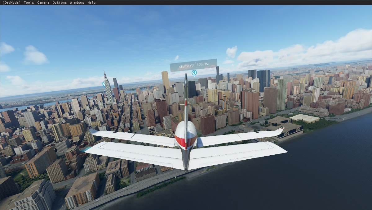 飞行模拟2020中的鬼城-6509 