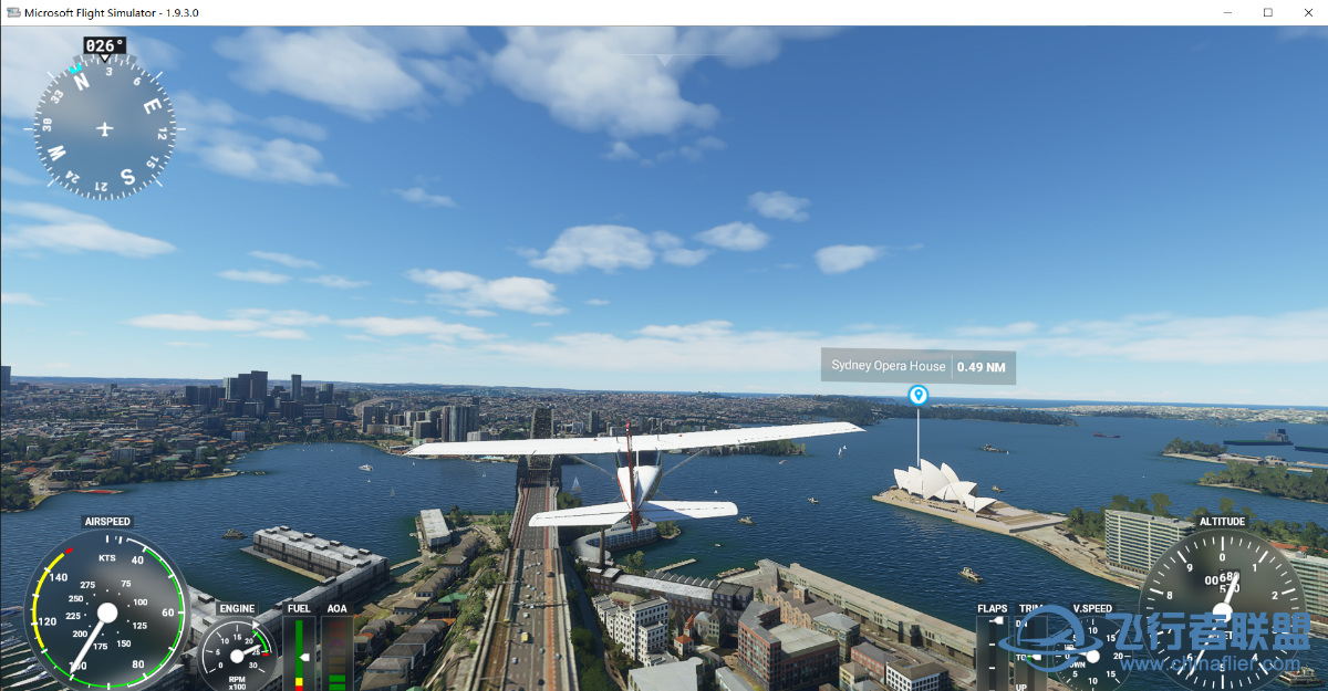微软模拟飞行2020安装了orbx的悉尼-2317 