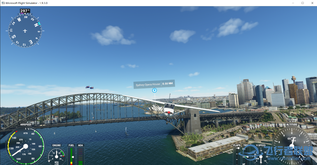 微软模拟飞行2020安装了orbx的悉尼-445 