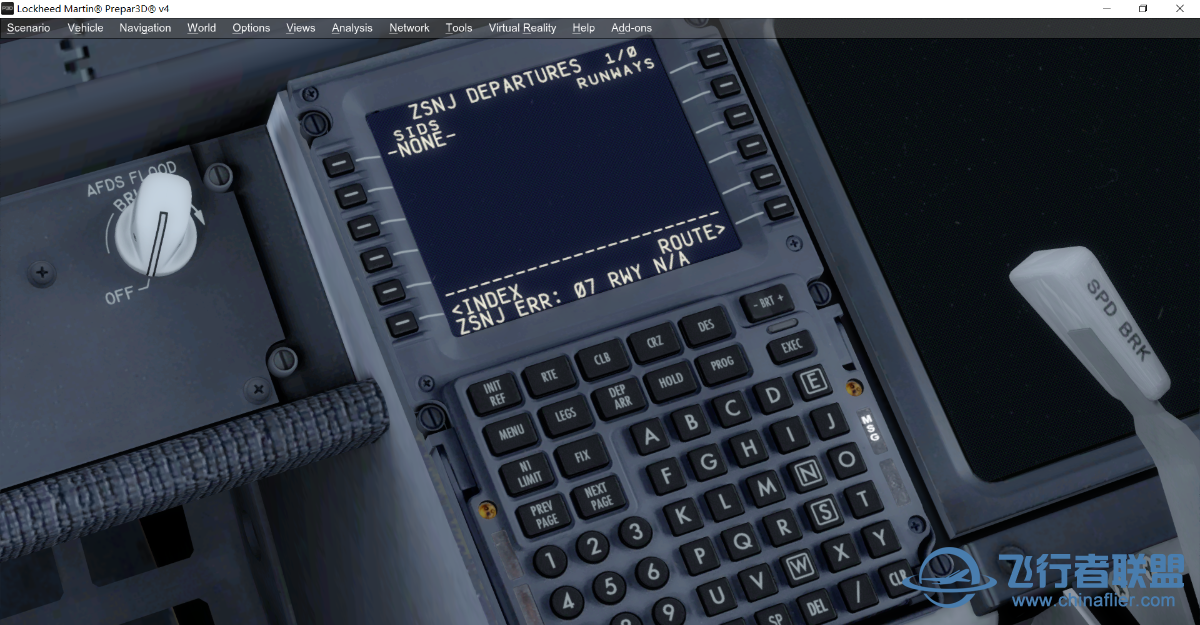 PMDG飞机导航数据显示N/A-7800 