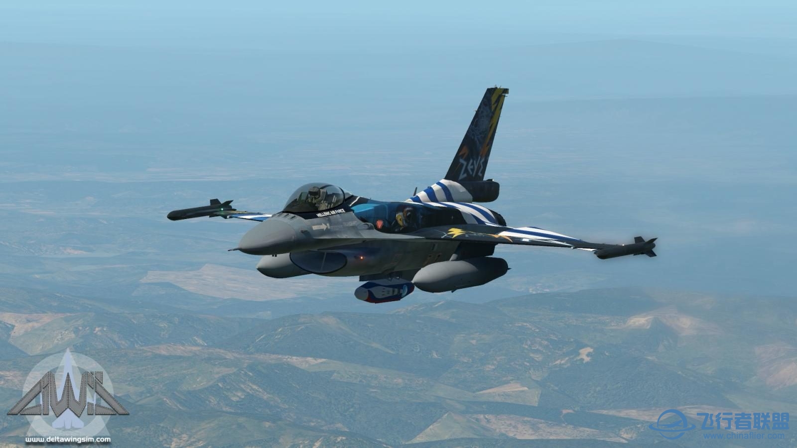 DeltaWing Simulations 发布 F-16C XPL-9364 
