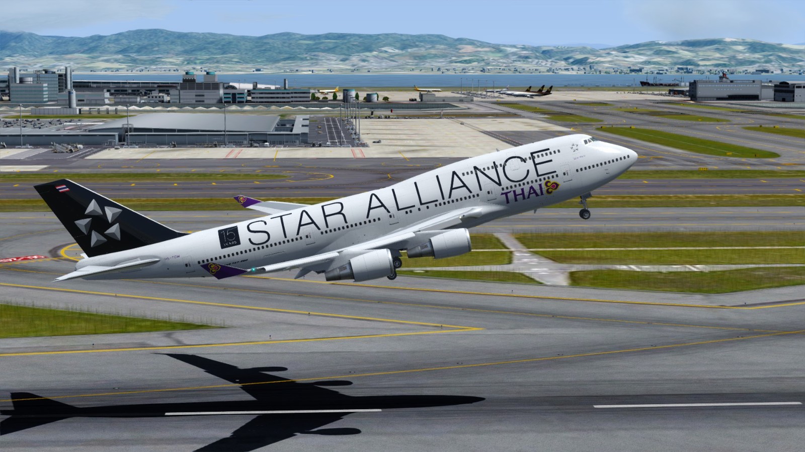 泰航星空联盟涂装-9054 