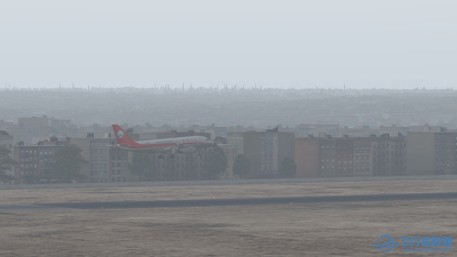 第一次非洲飞行，加上雾霾天，有那味儿了-7453 