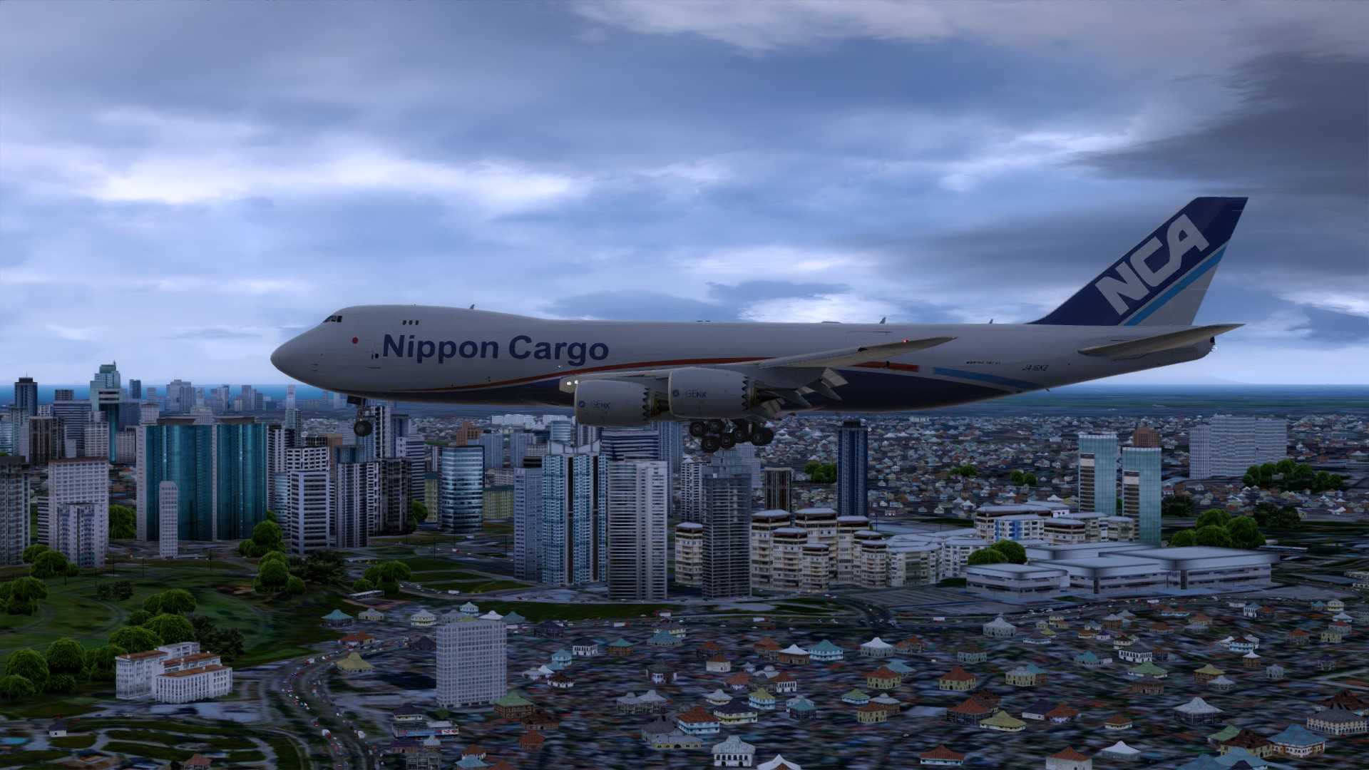 NCA 747-8F降落马尼拉-7355 