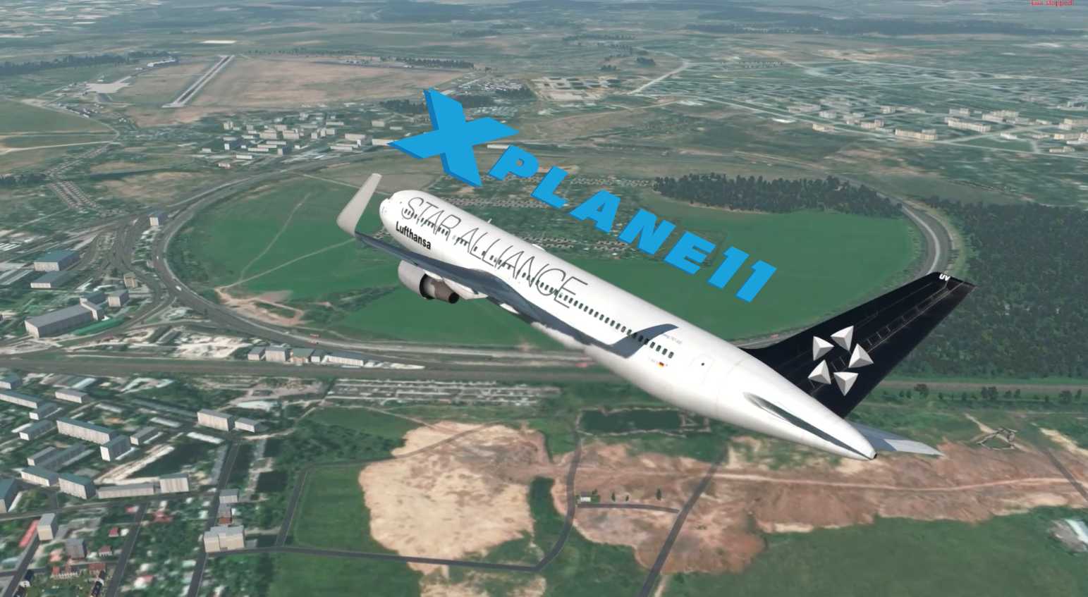 X-Plane11 波音767降落俄罗斯伏努科沃机场-2812 