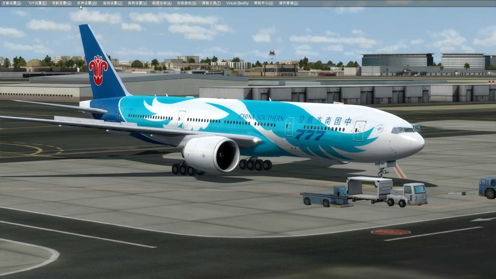 波音777迪拜降落-3986 