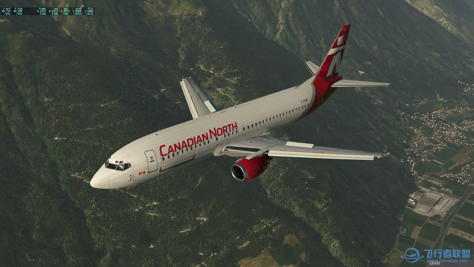 X-Plane 波音737-400 因斯布鲁克美图-7366 