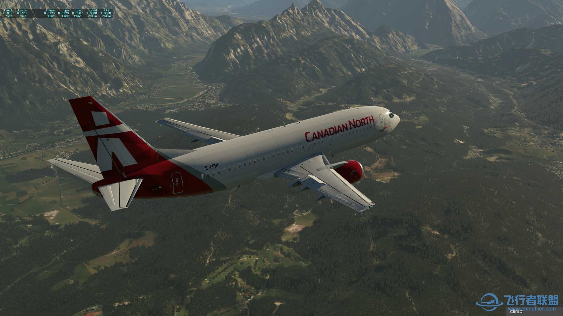 X-Plane 波音737-400 因斯布鲁克美图-4551 