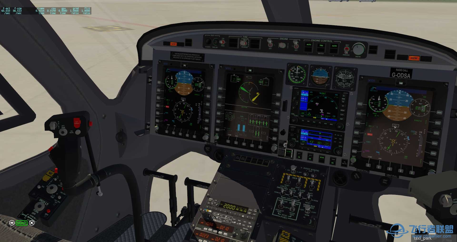 X-plane11的Bell429直升机有飞过的吗？-2864 