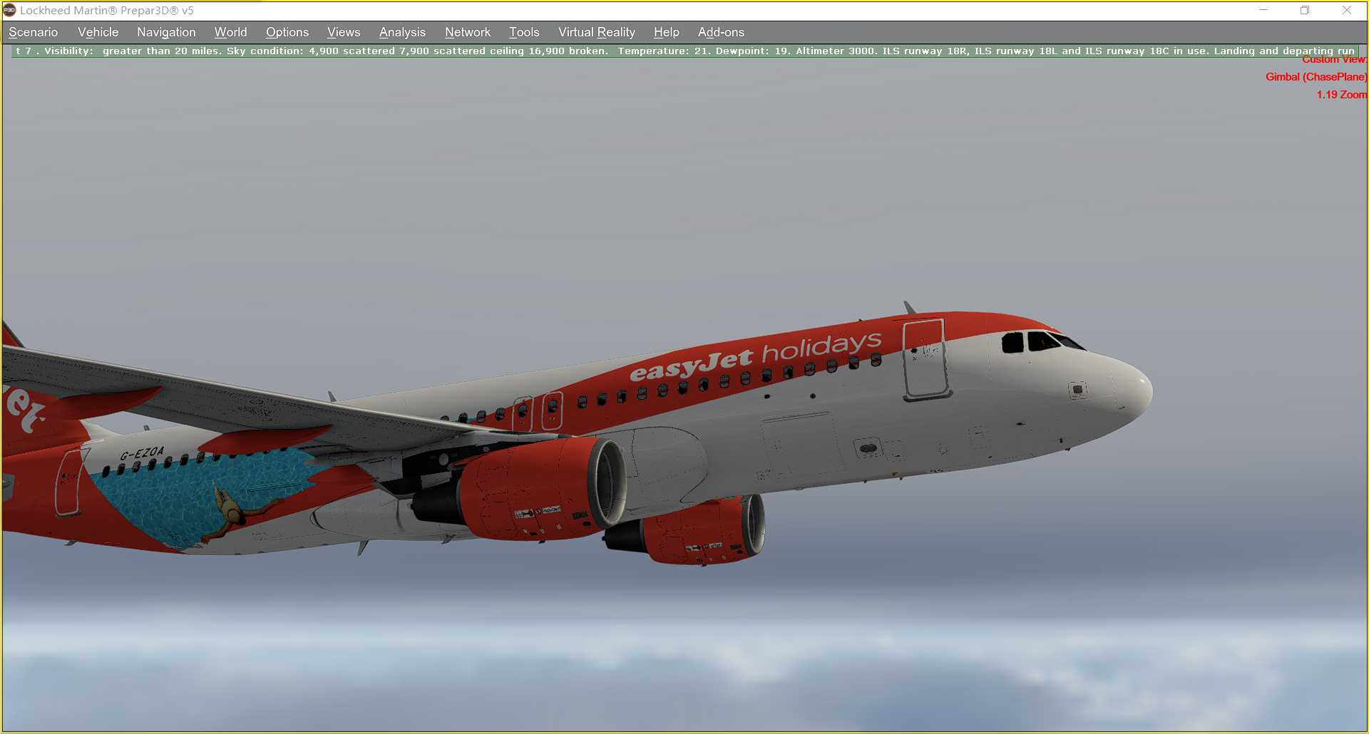 EASYJET A320 SL 飞行美图-3021 