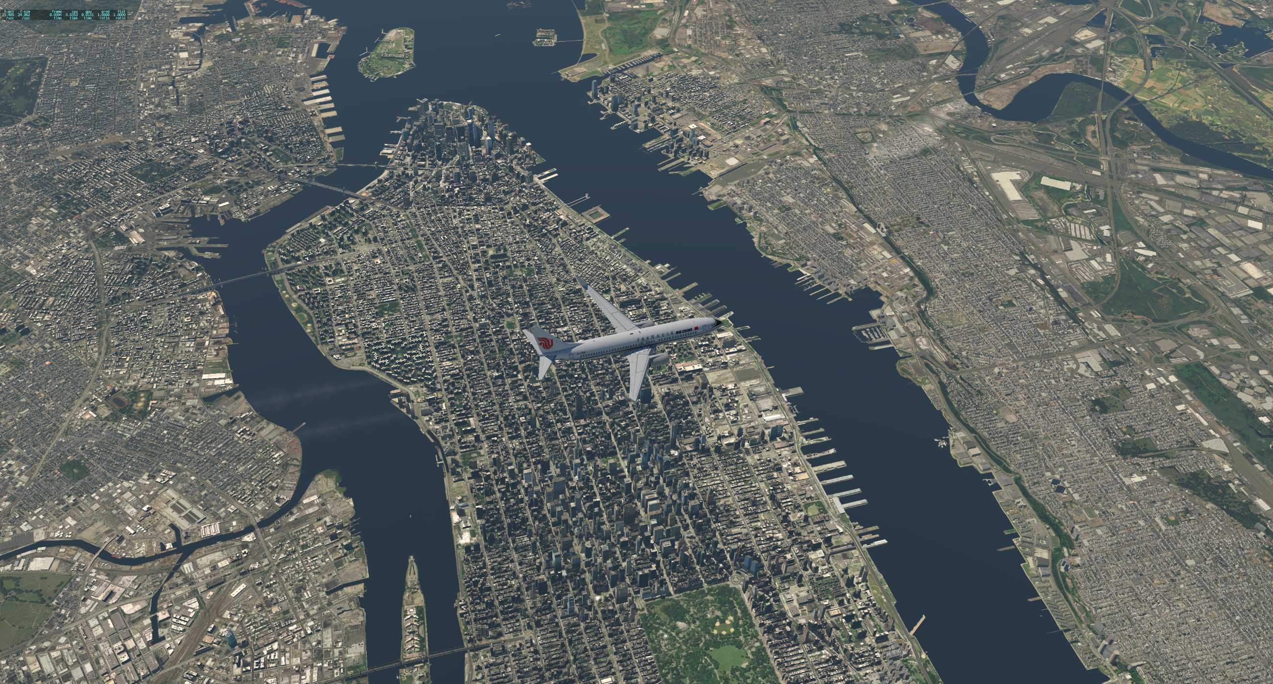 国航737来纽约看看风景了-2013 
