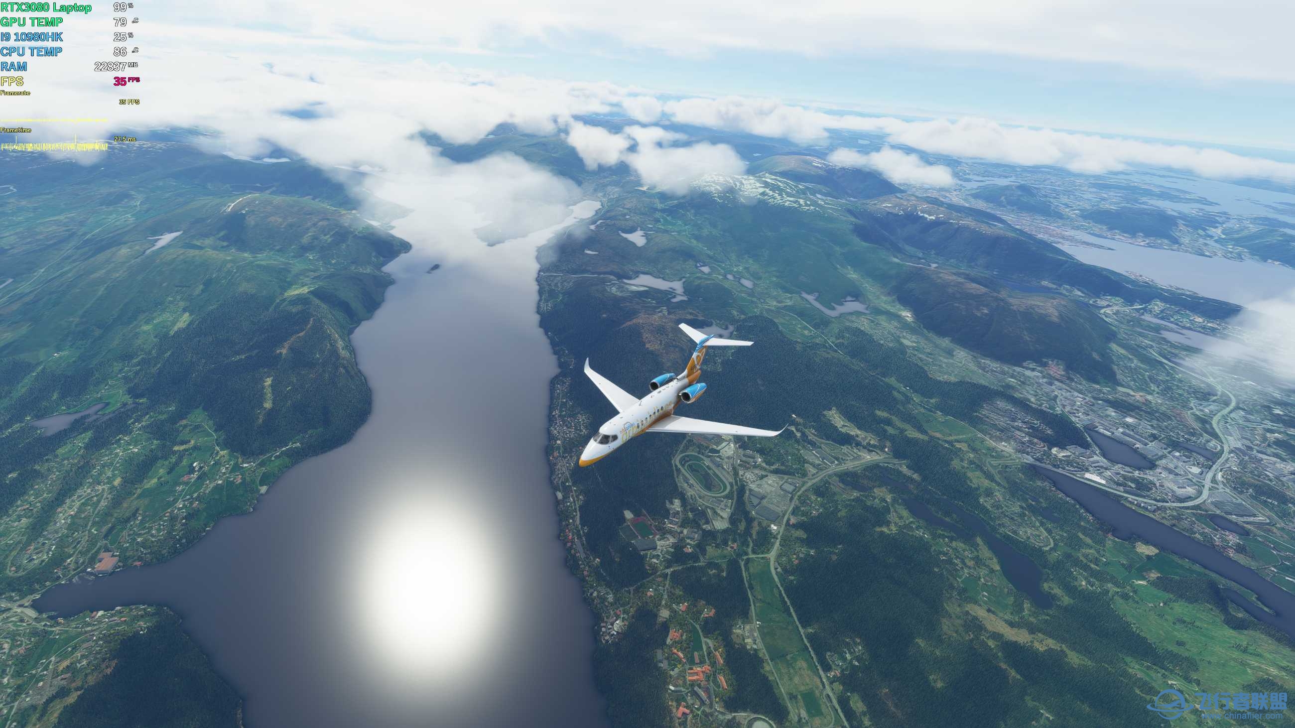 在模拟飞行2020中重游挪威-5455 