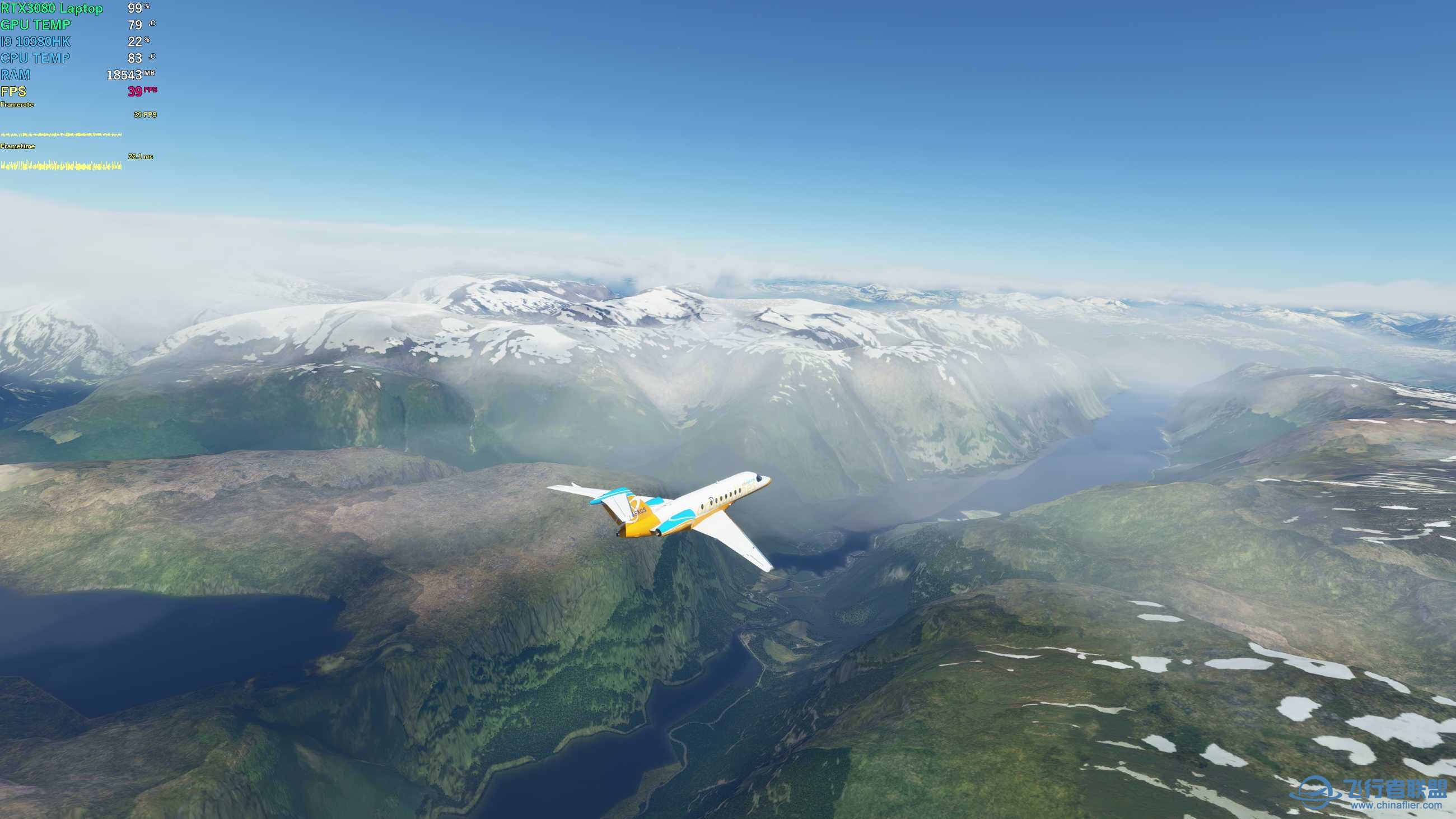 在模拟飞行2020中重游挪威-312 