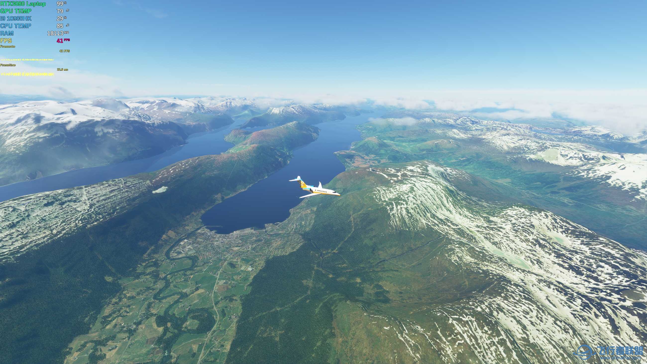 在模拟飞行2020中重游挪威-7627 