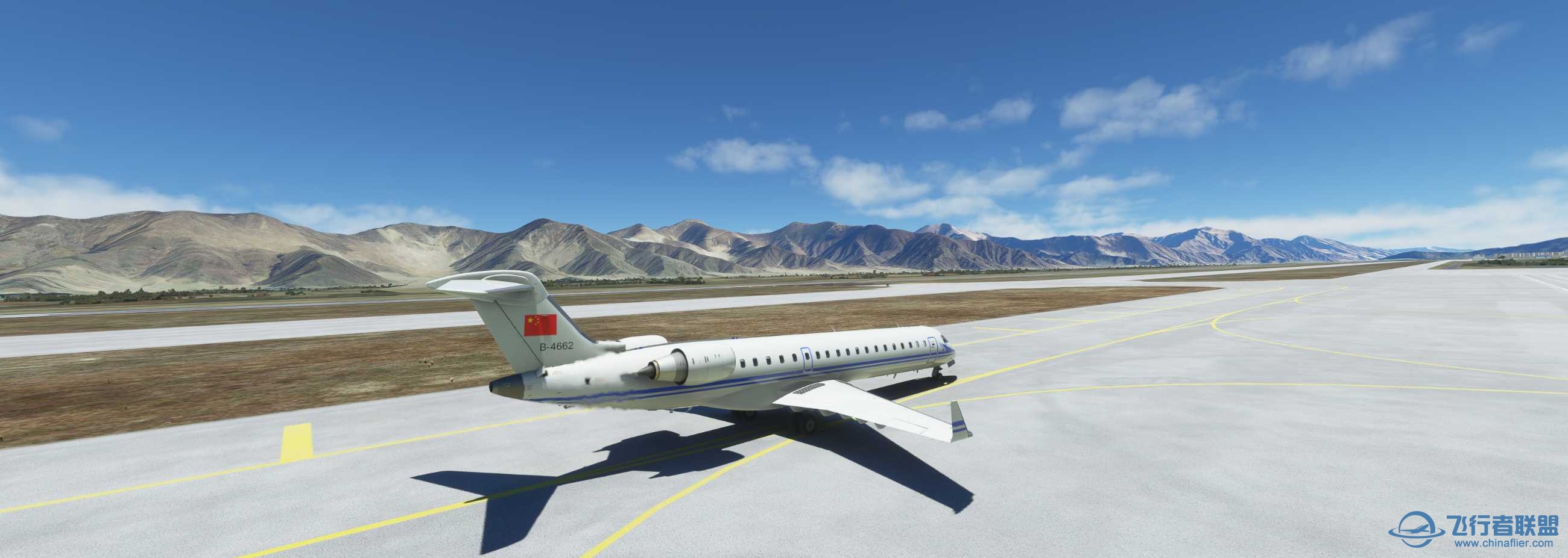 CRJ-700空军涂装 拉萨到香港-2621 