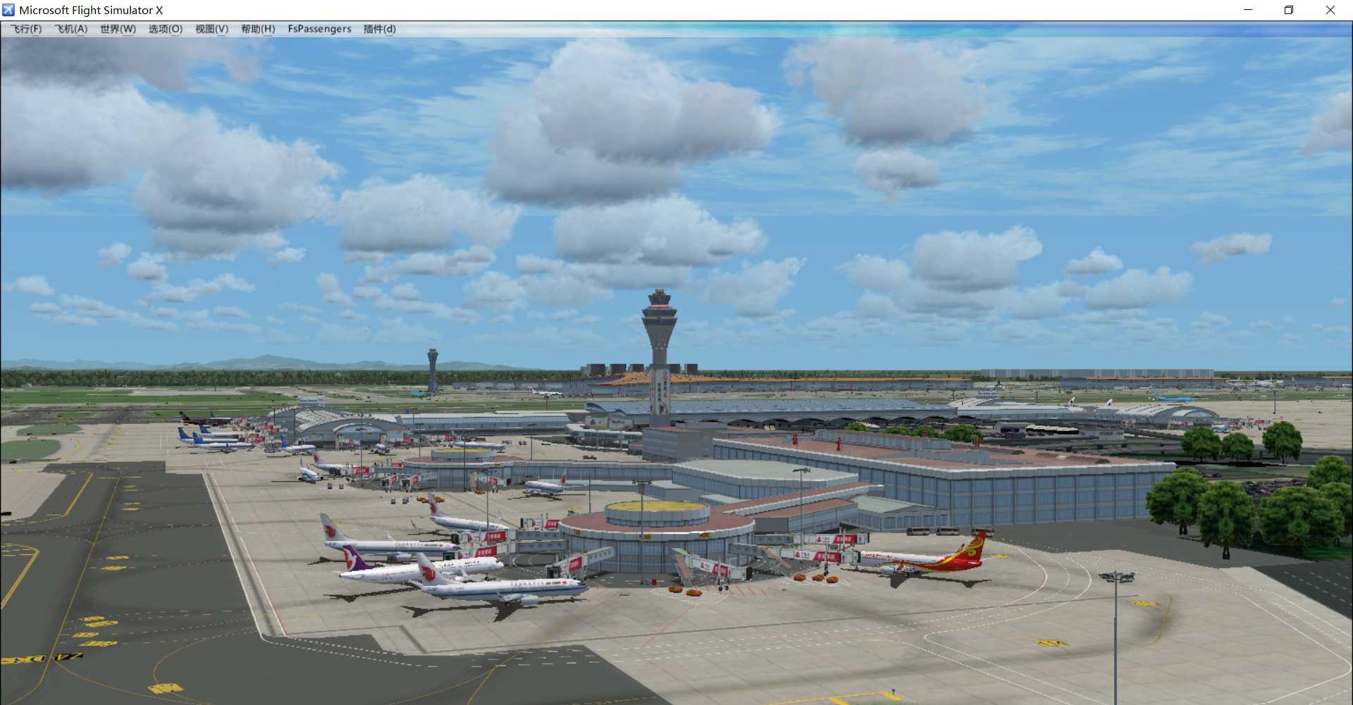 正版北京首都国际机场终于安装成功了，地景无任何问题-6716 