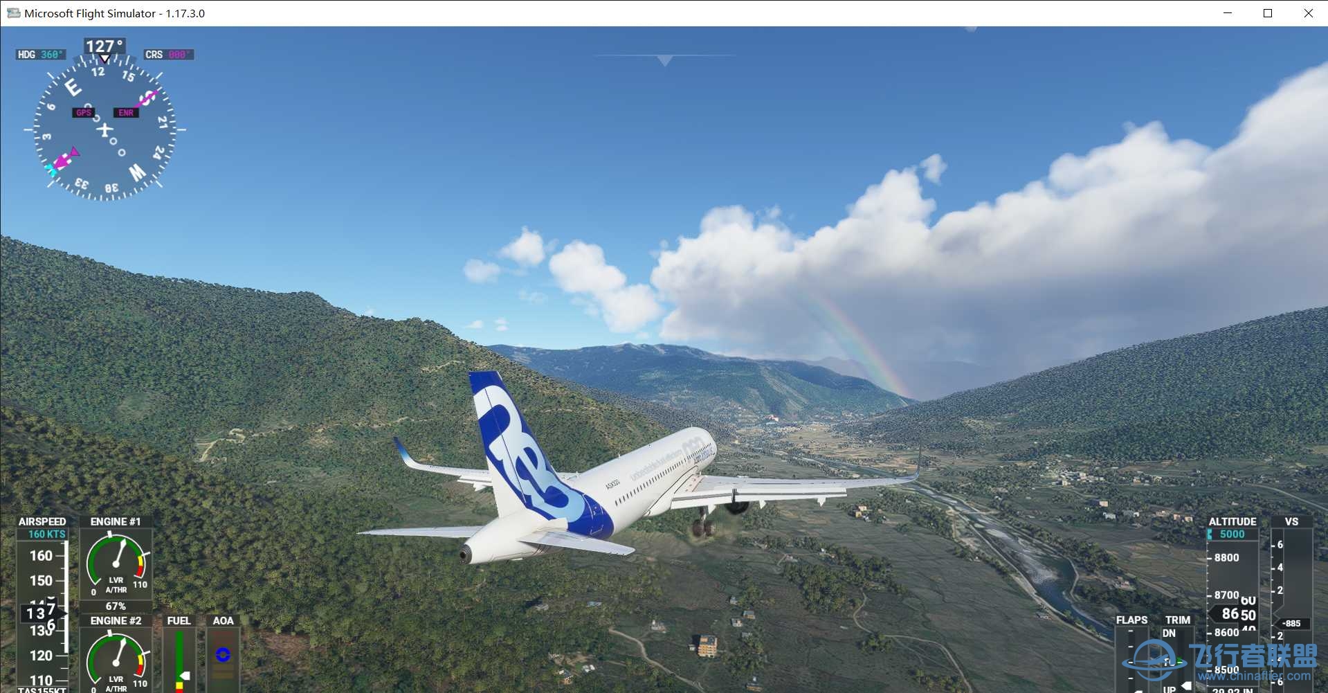 微软模拟飞行2020风景很美-1538 