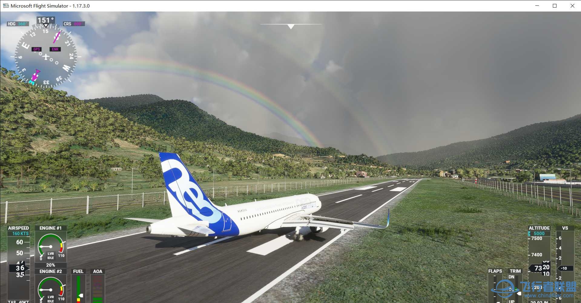 微软模拟飞行2020风景很美-1456 