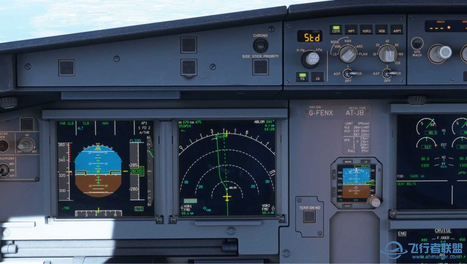 Fenix Simulations A320预览 MCDU 和FMGS-1142 