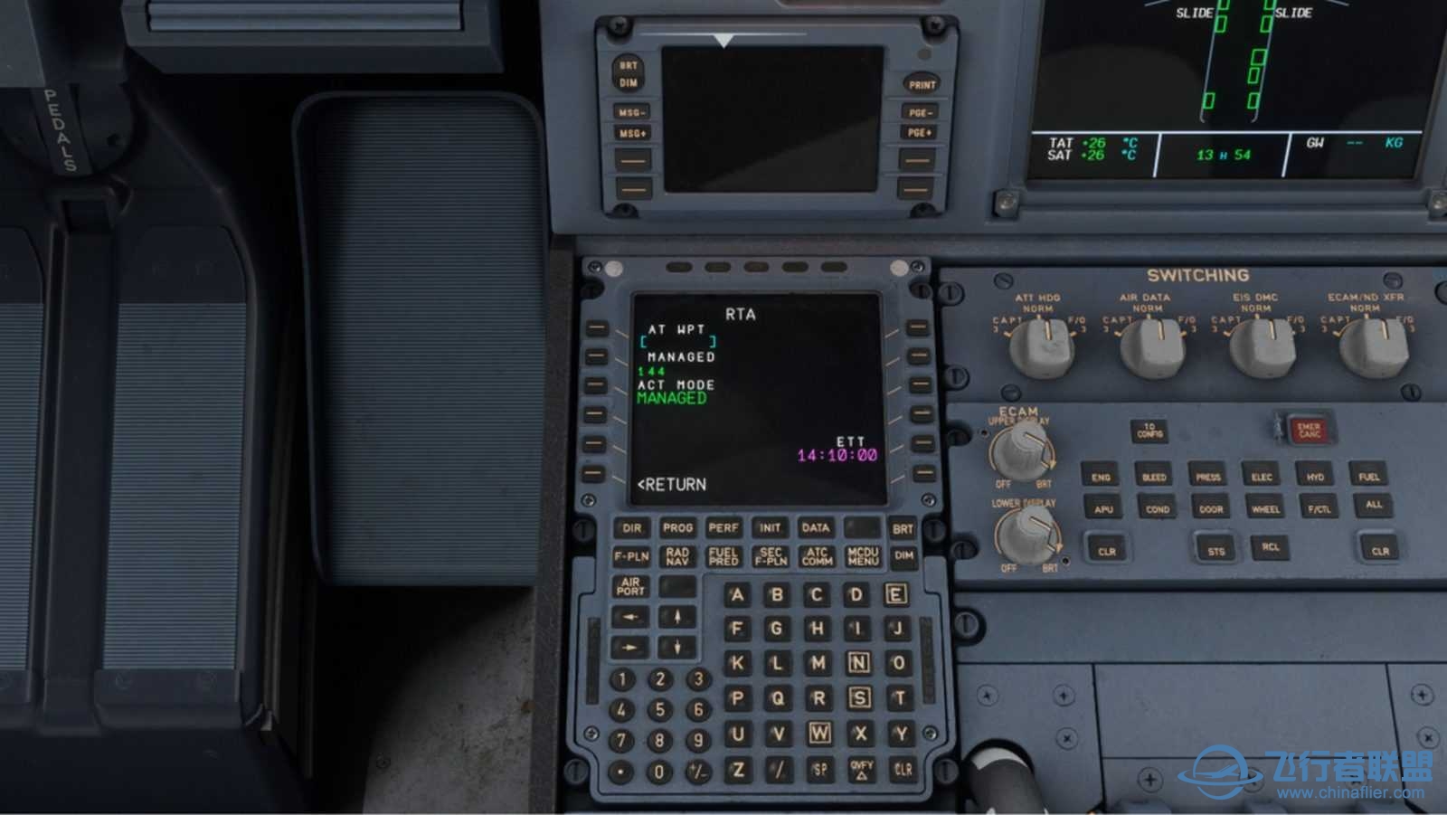 Fenix Simulations A320预览 MCDU 和FMGS-3 