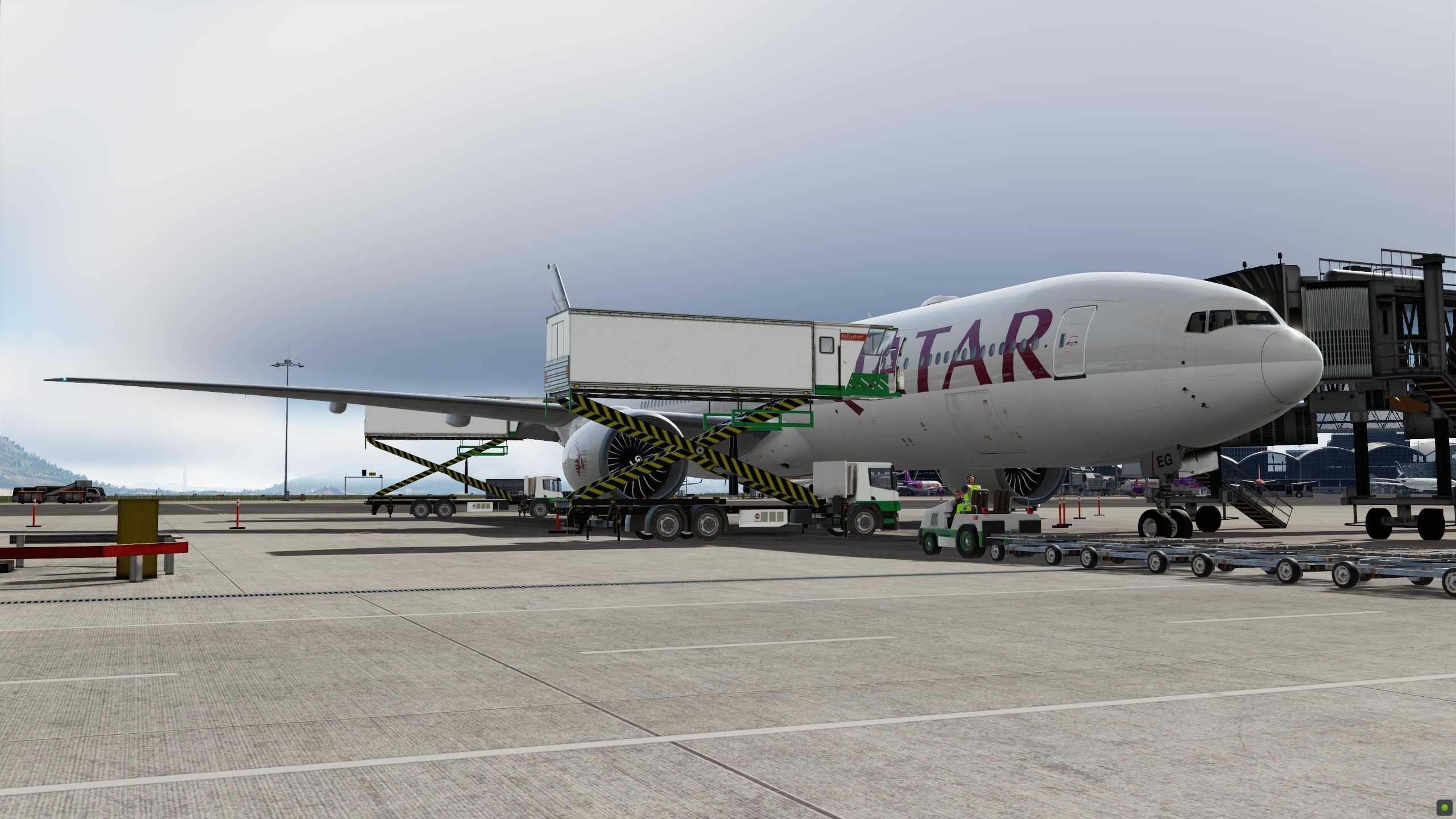 Qatar Airways 赤鱲角-多哈-5516 
