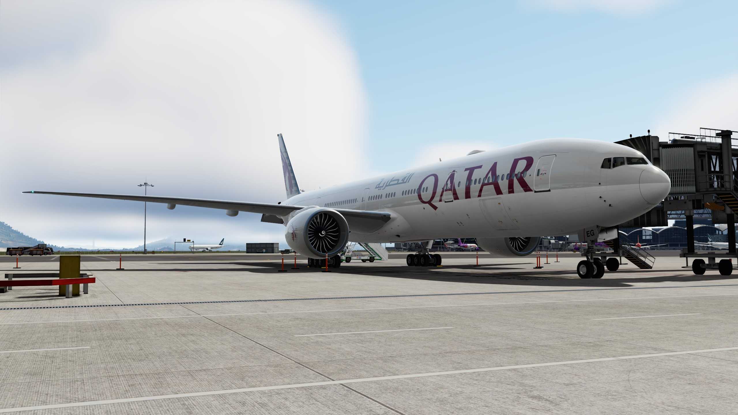 Qatar Airways 赤鱲角-多哈-453 
