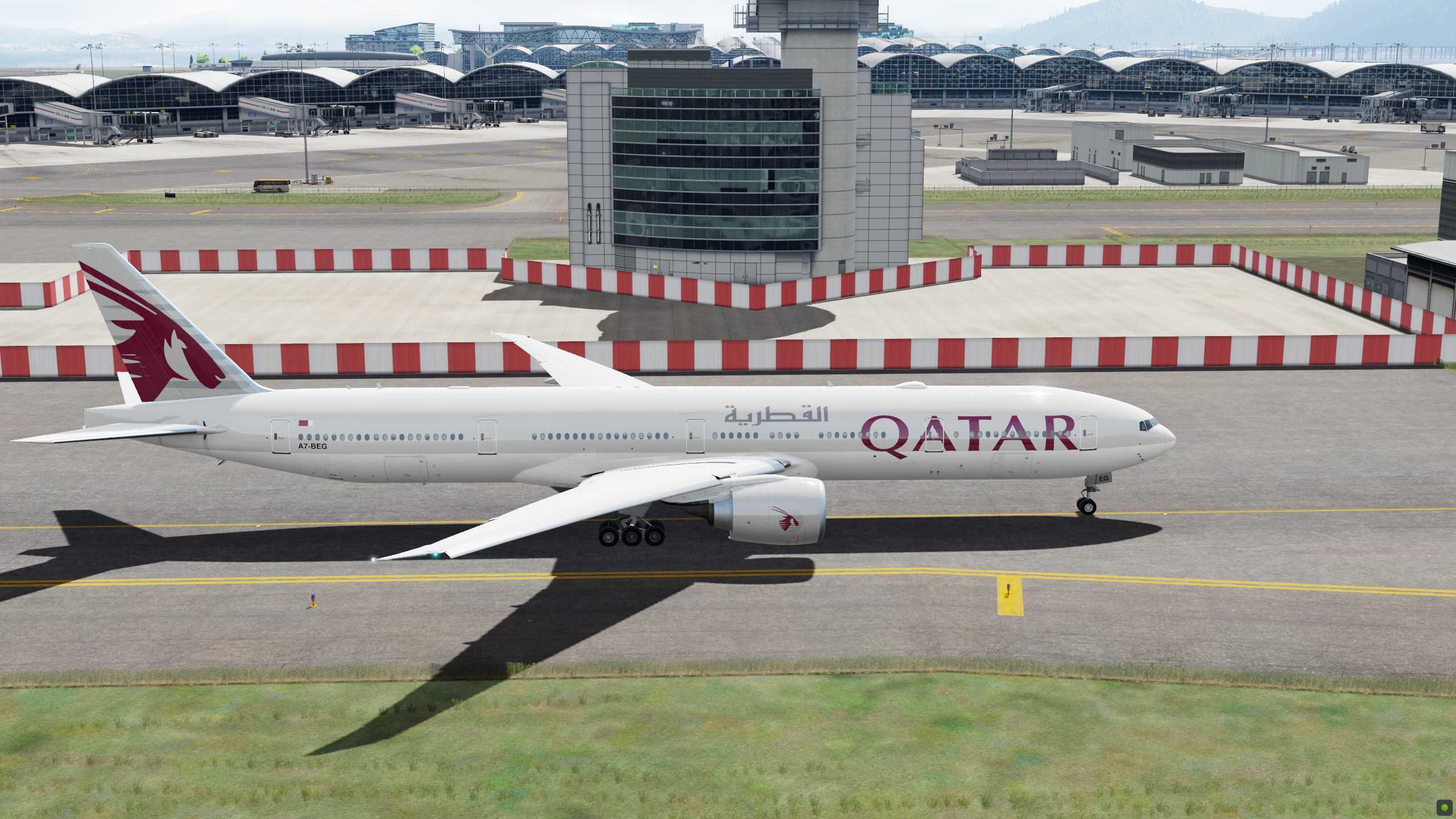 Qatar Airways 赤鱲角-多哈-8228 