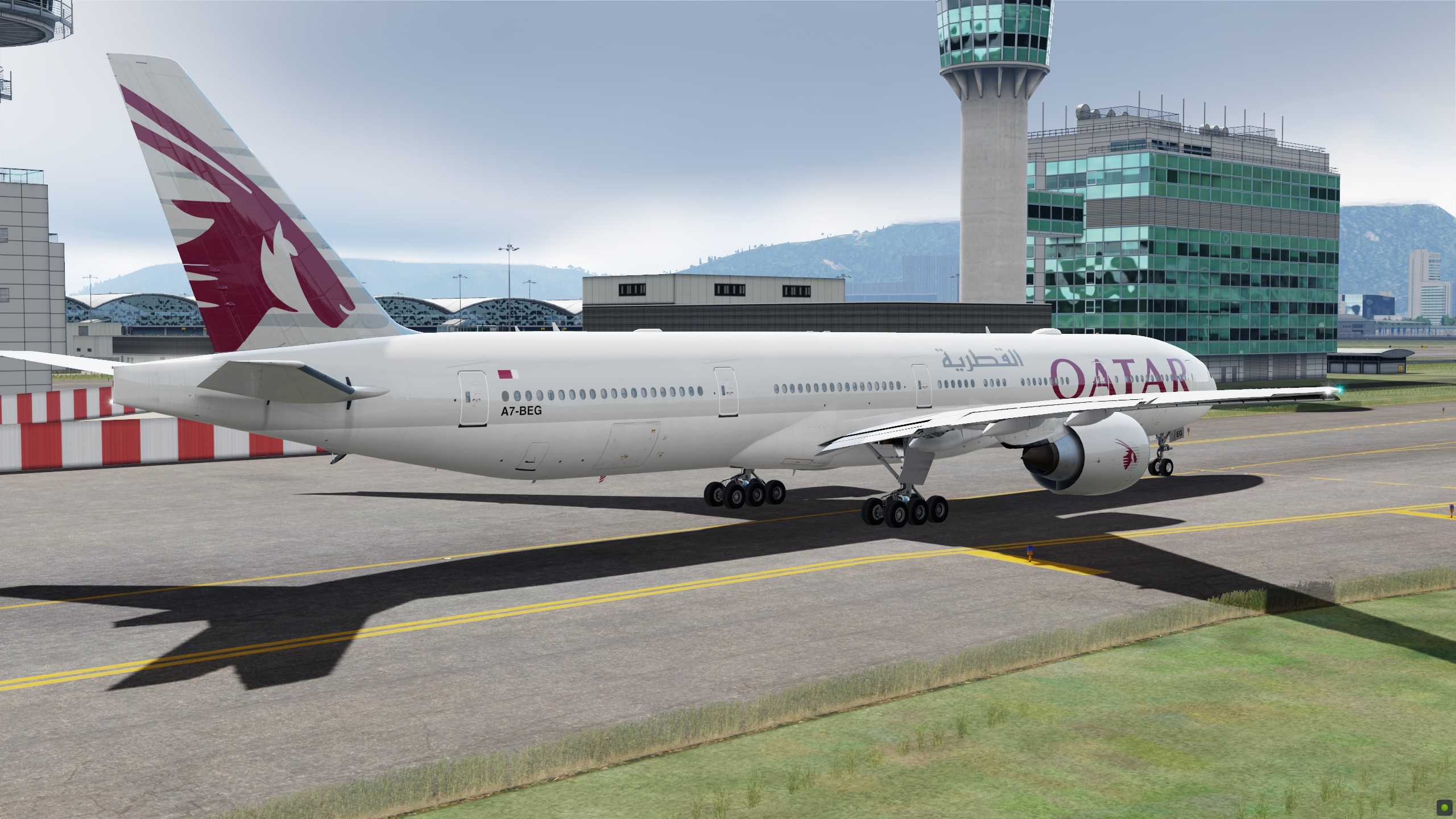 Qatar Airways 赤鱲角-多哈-1591 