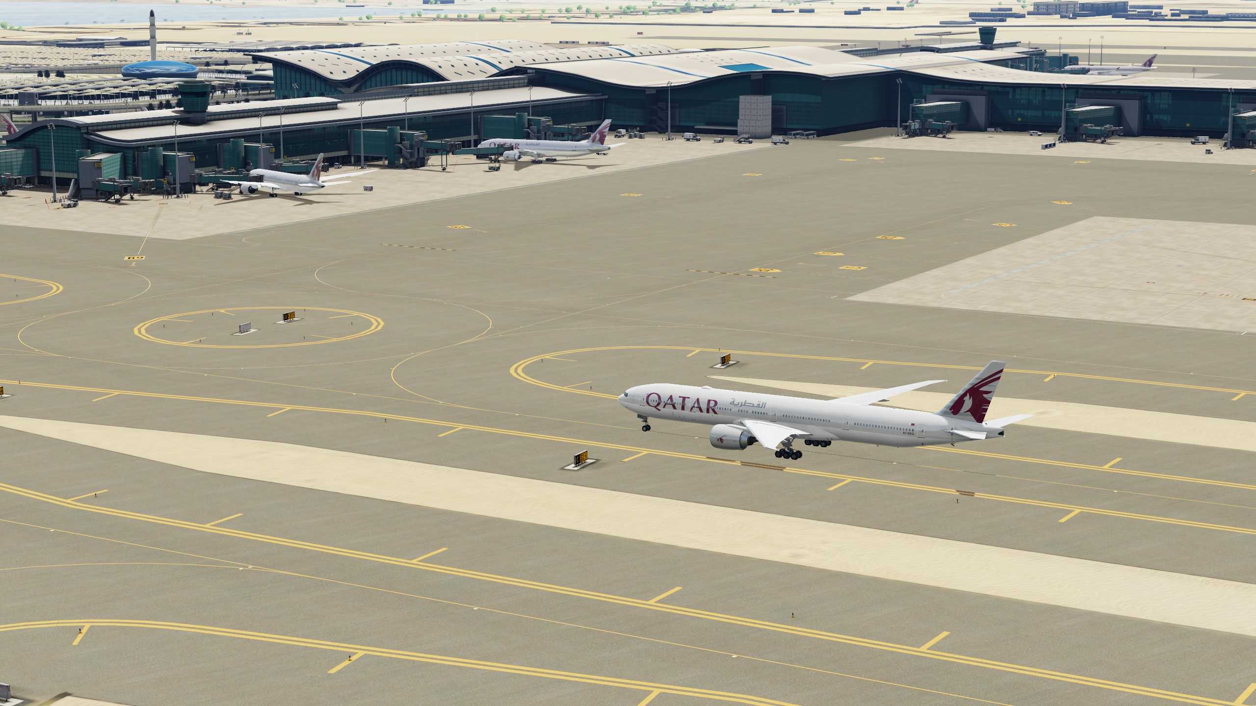 Qatar Airways 赤鱲角-多哈-9634 