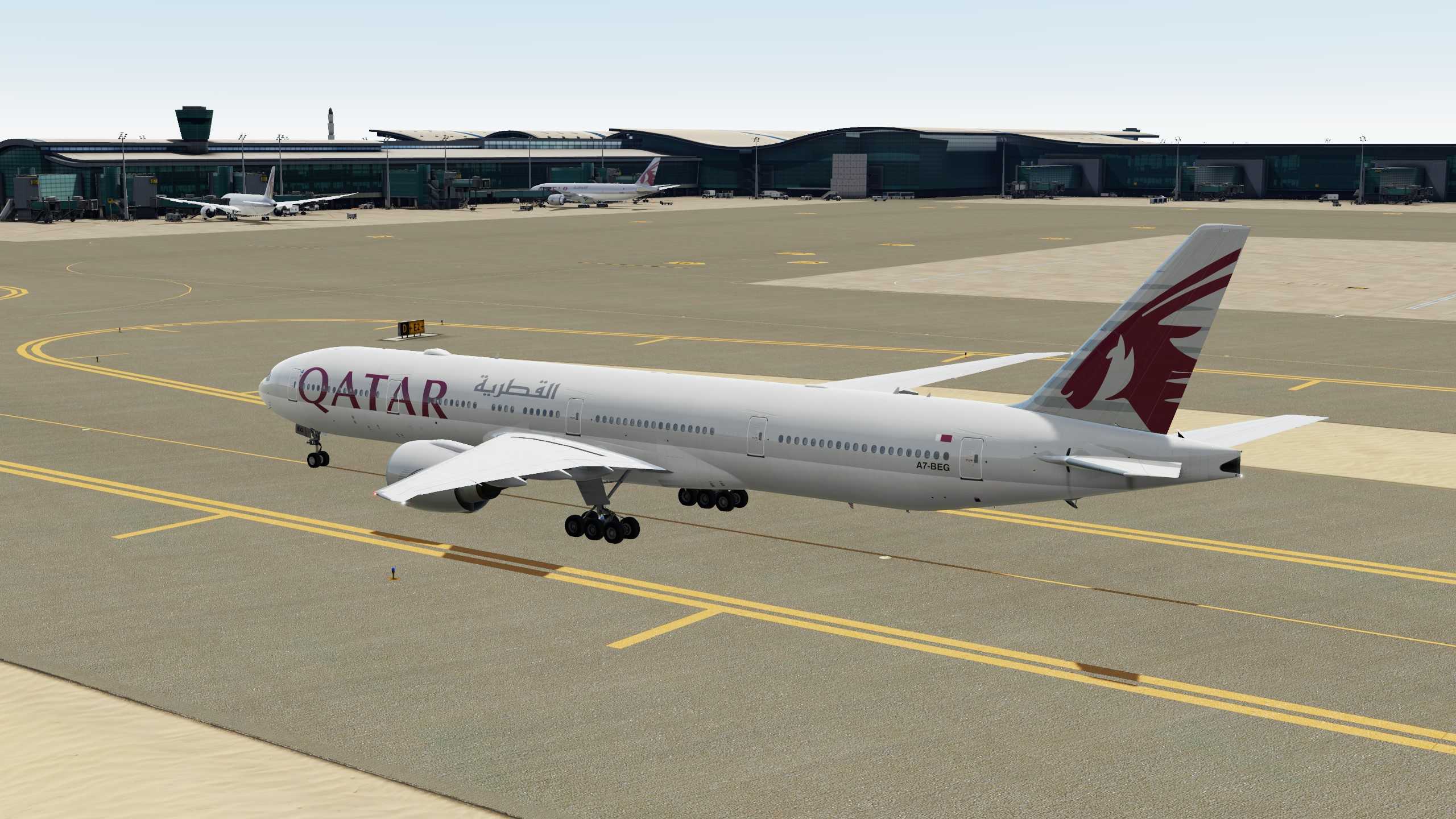 Qatar Airways 赤鱲角-多哈-546 