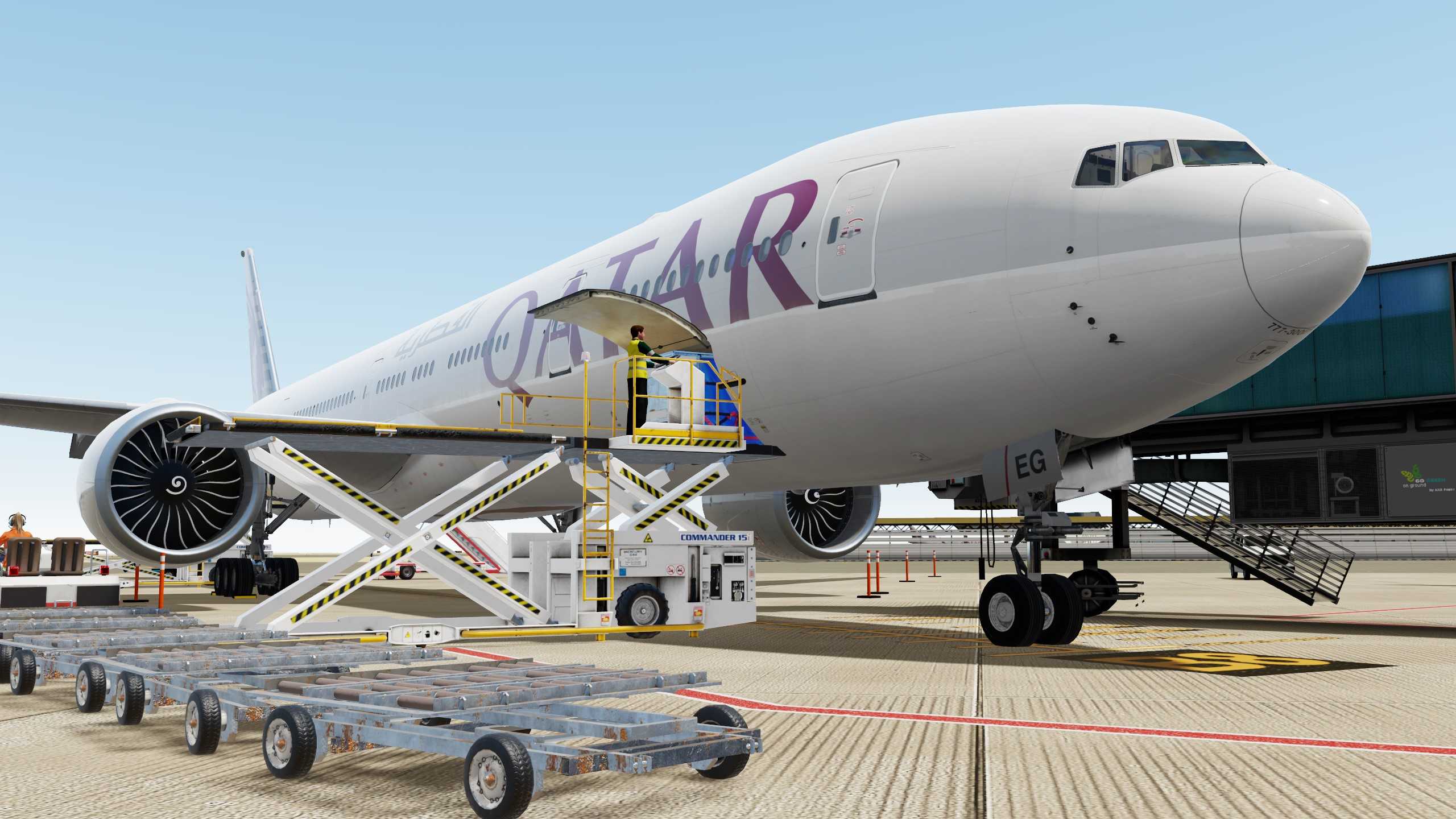 Qatar Airways 赤鱲角-多哈-3341 