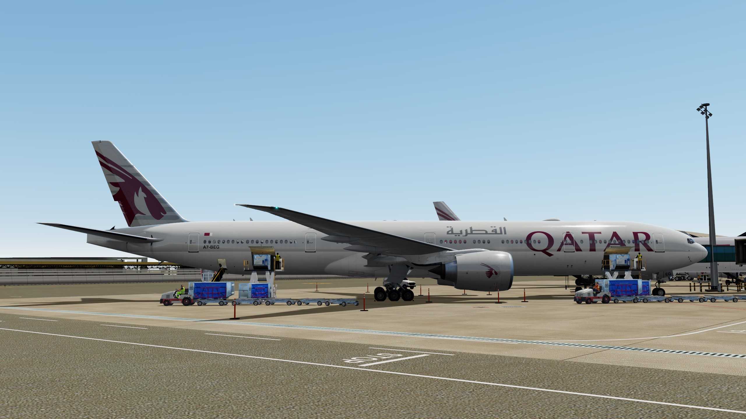 Qatar Airways 赤鱲角-多哈-2263 