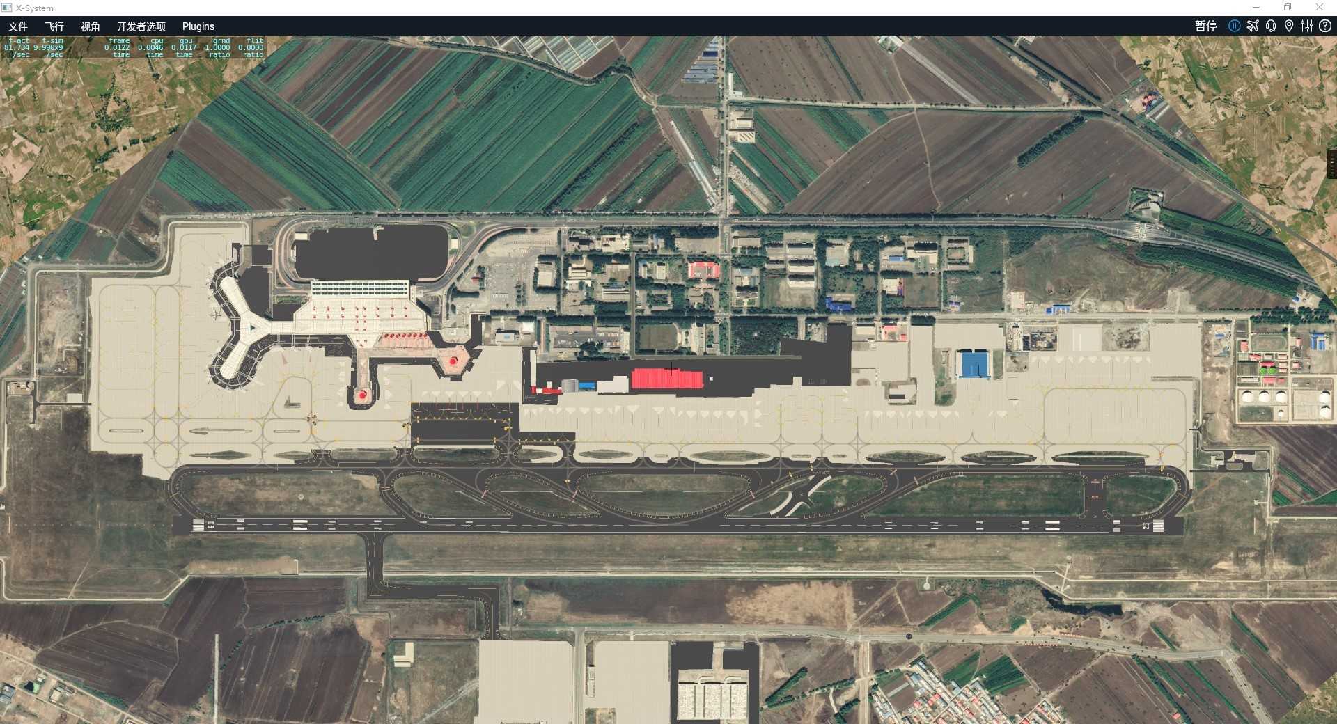 XP11哈尔滨机场地景V2.0制作Log-5 &amp; 为新地景开发组征名-3860 