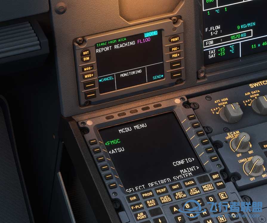 Fenix Simulation A320 8月27日开发更新-DCDU/CPDLC-6507 