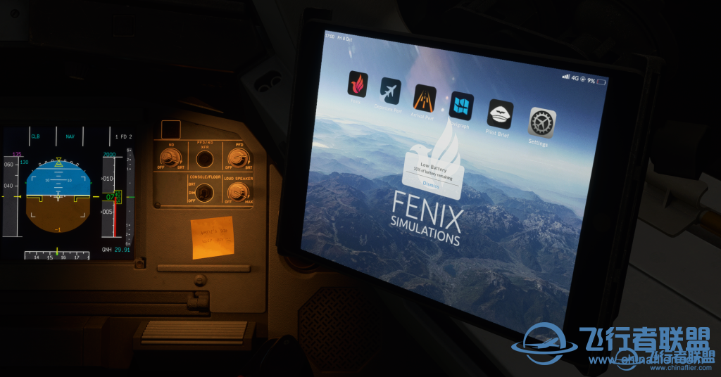 Fenix Simulations Details A320 EFB-7409 