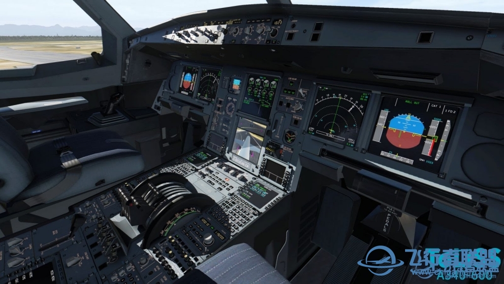 Toliss 发布全新 A340-600 预览图，展示驾驶舱和外观-5962 