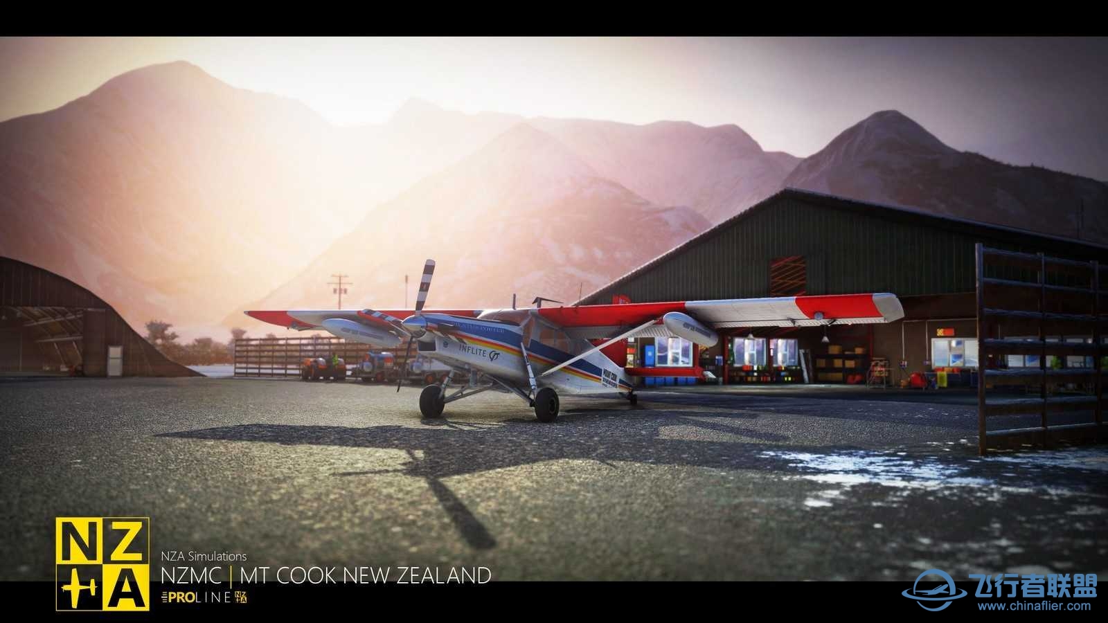 NZA Simulations Mt Cook and Christchurch 预览 MSFS-9338 