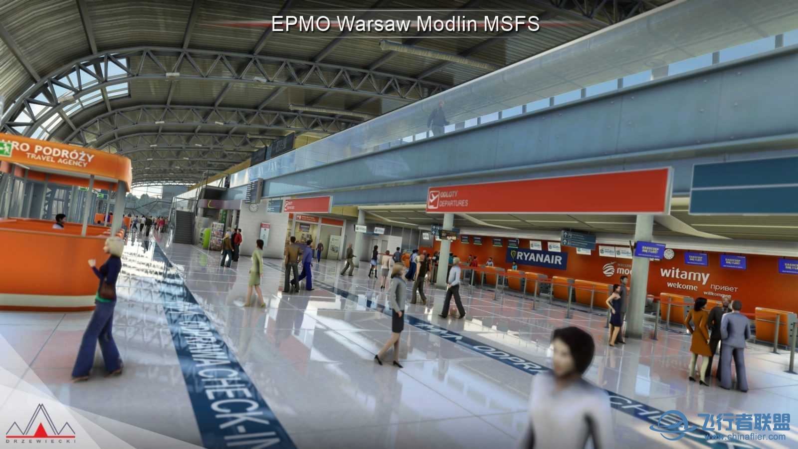 Drzewiecki Design发布华沙 Modlin 机场 MSFS-4147 