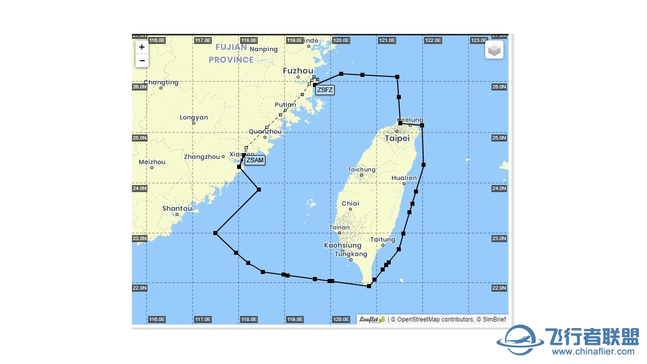 祖国领海领空巡航飞行计划-7861 