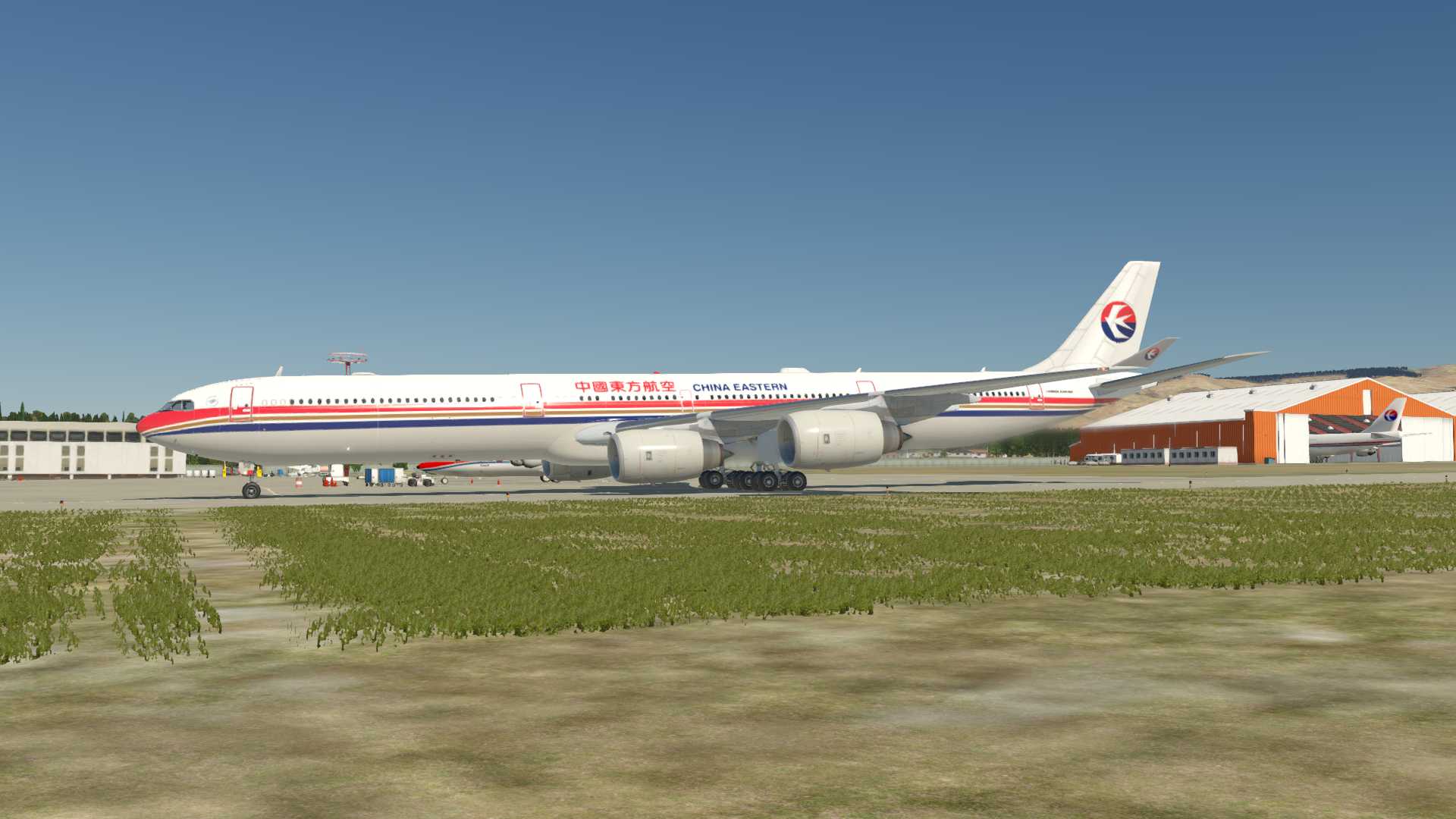 东航A340-600，上海虹桥-乌兰巴托-1253 