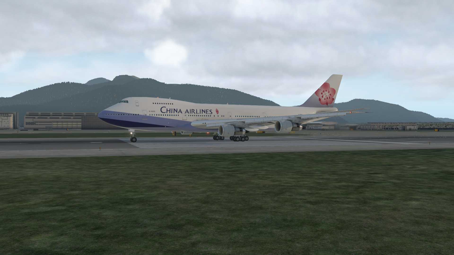 华航747-209B，香港-台北-1380 