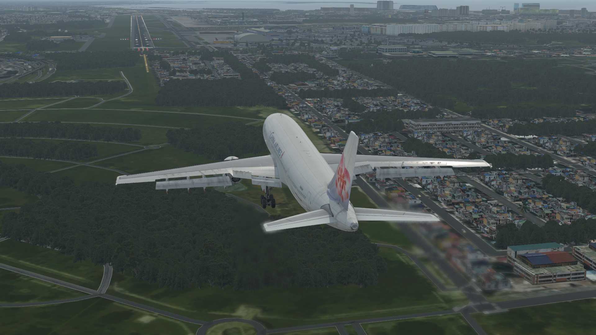 华航A300降落马尼拉-5761 