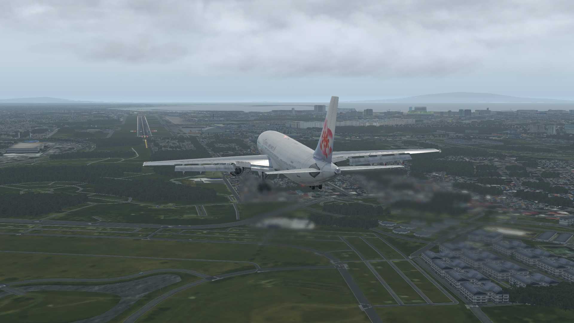 华航A300降落马尼拉-3650 